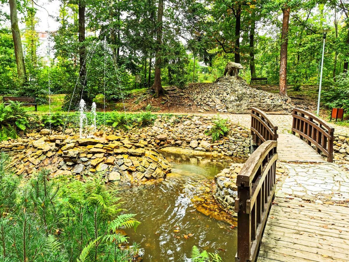 Apartament Z Widokiem Na Park Polanica-Zdrój Kültér fotó